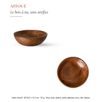 AFFOUÉ — Vide-poche en bois d'Iroko de Côte d'Ivoire Green Kare