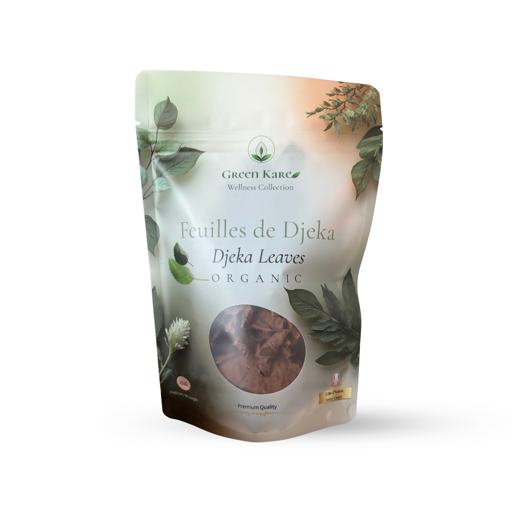 Feuilles de Djeka naturelles Green Kare