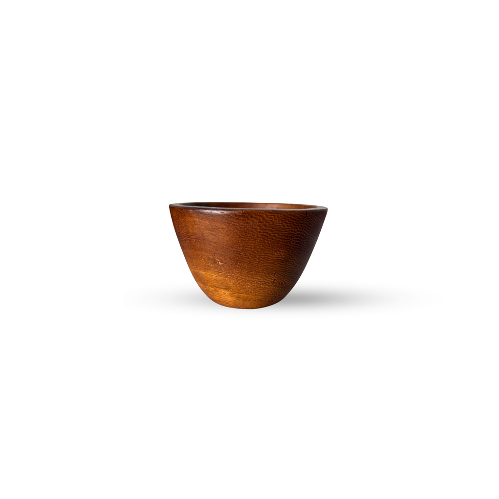 ZÉZÉ - Petit bol à épices en bois d'Iroko de Côte d'Ivoire Green Kare