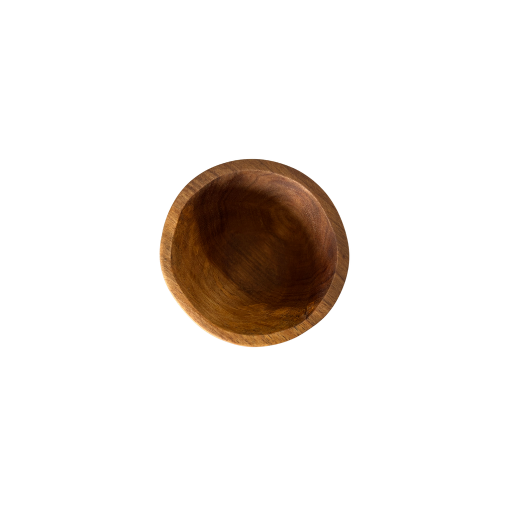 ZÉZÉ - Petit bol à épices en bois d'Iroko de Côte d'Ivoire Green Kare