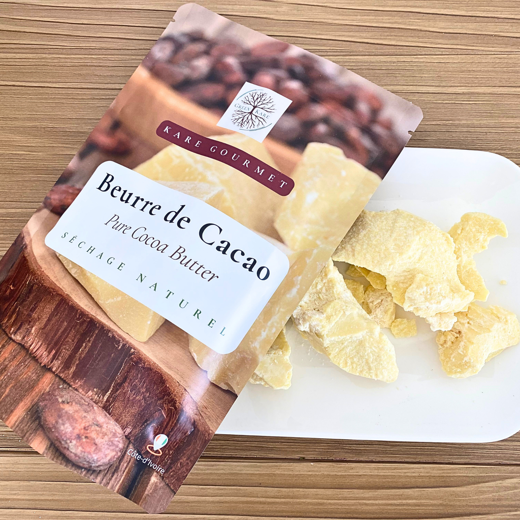 Beurre de cacao brut Green Kare